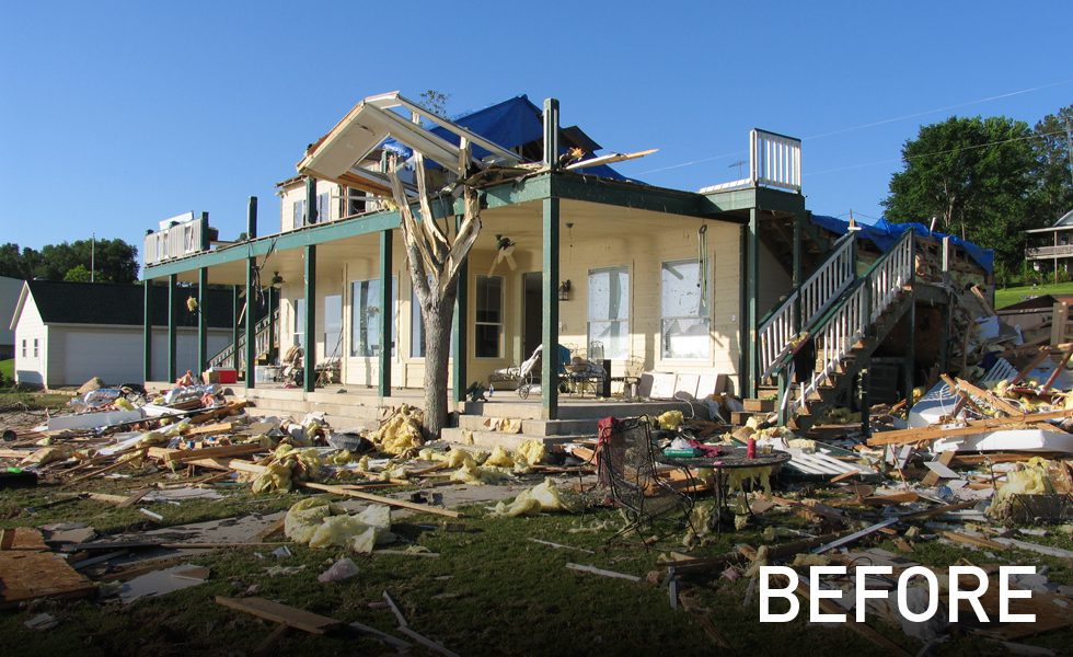 Tornado Damage Before