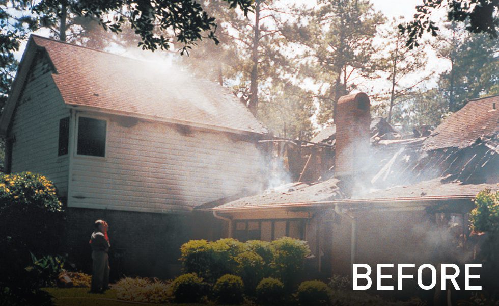 Fire Damage Before